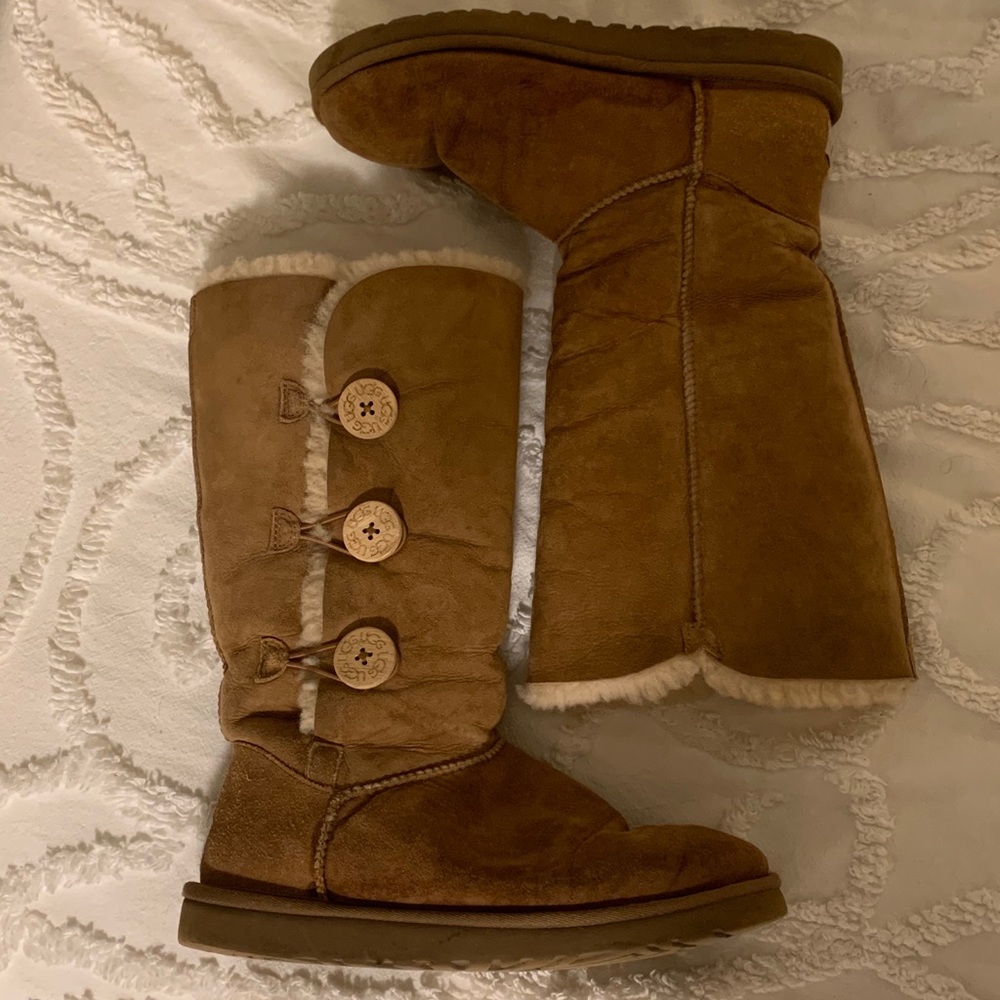 UGG® Bailey Suede Button Triplet
